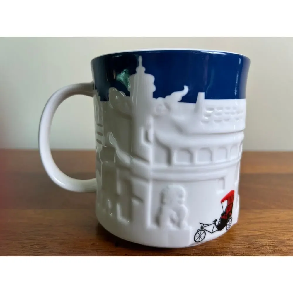 Coffee Cup-Starbucks Beijing China Relief Series Mug 2012 Collectible City